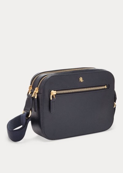 Ralph Lauren Læder Medium Crossbody Taske Dame Danmark (TOMQL8405)